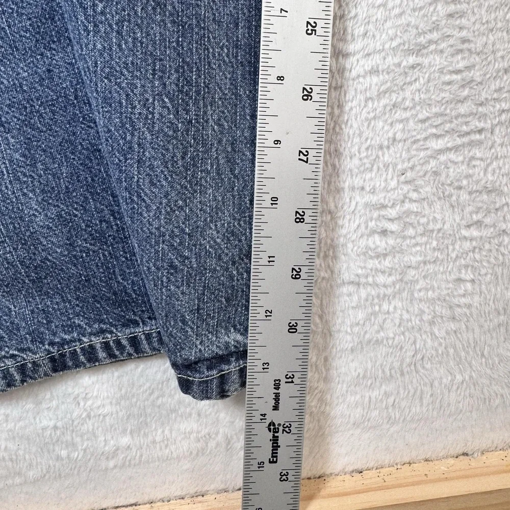 Express Boot Cut Jeans Mens 36x30 Blue Medium Wash Relaxed Bootcut